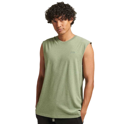 Superdry Ανδρική αμάνικη μπλούζα Vintage Logo Embroidered Tank Top